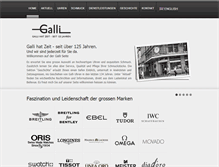 Tablet Screenshot of galli.ch